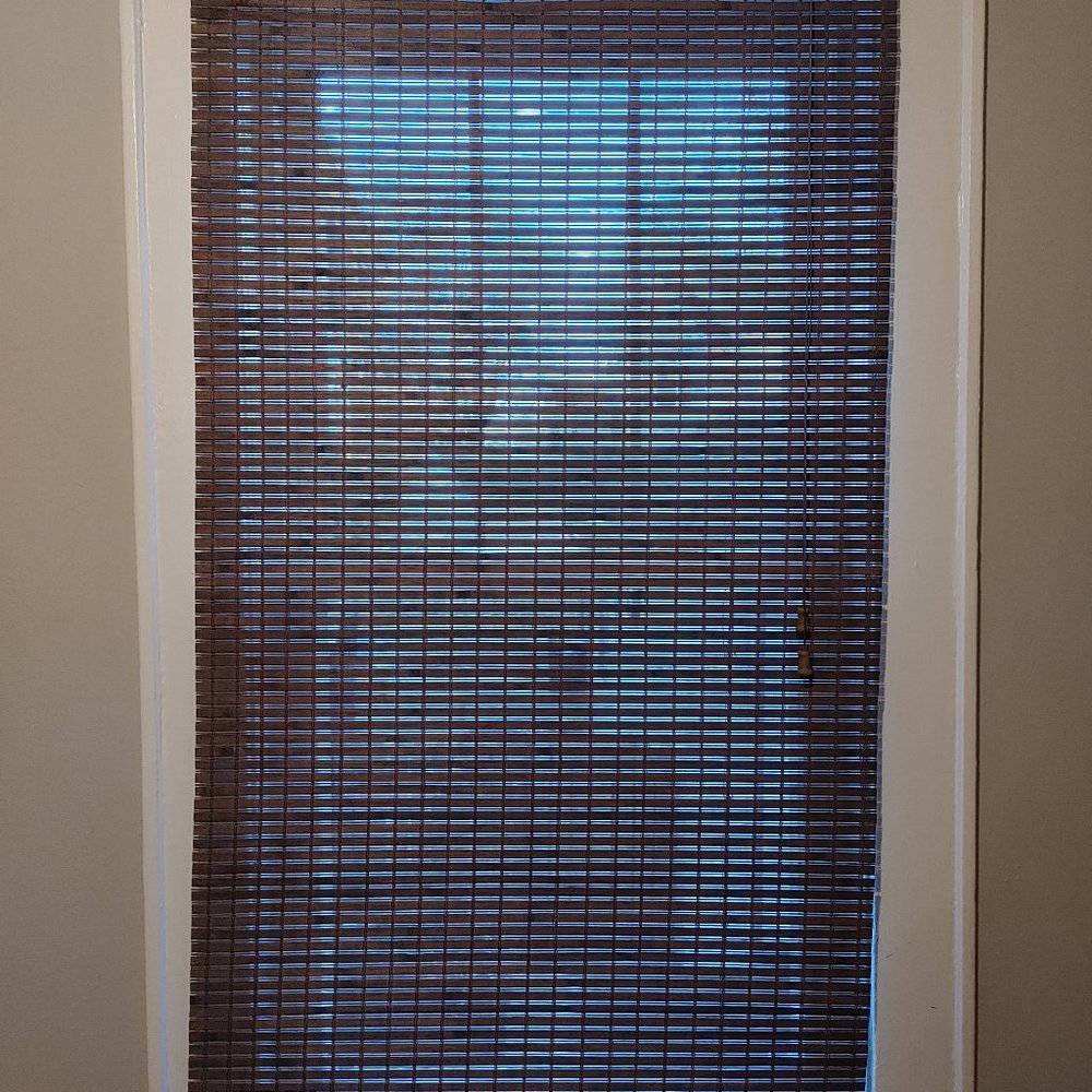 JC Penny Home Collection Bamboo Woven Wood Blinds